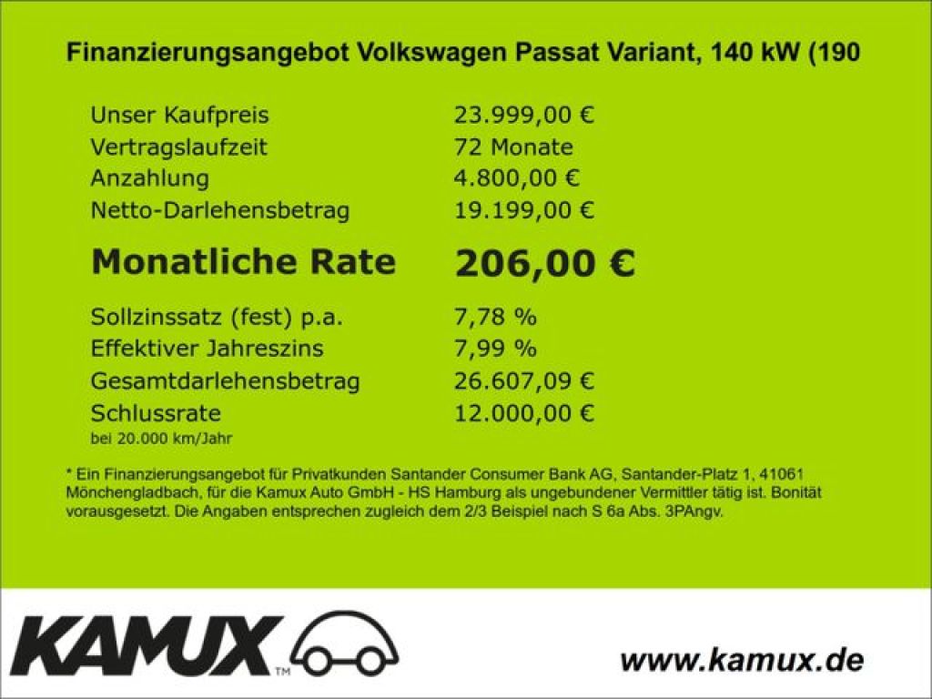 VW Passat bei Reisemobile.expert - Hauptabbildung