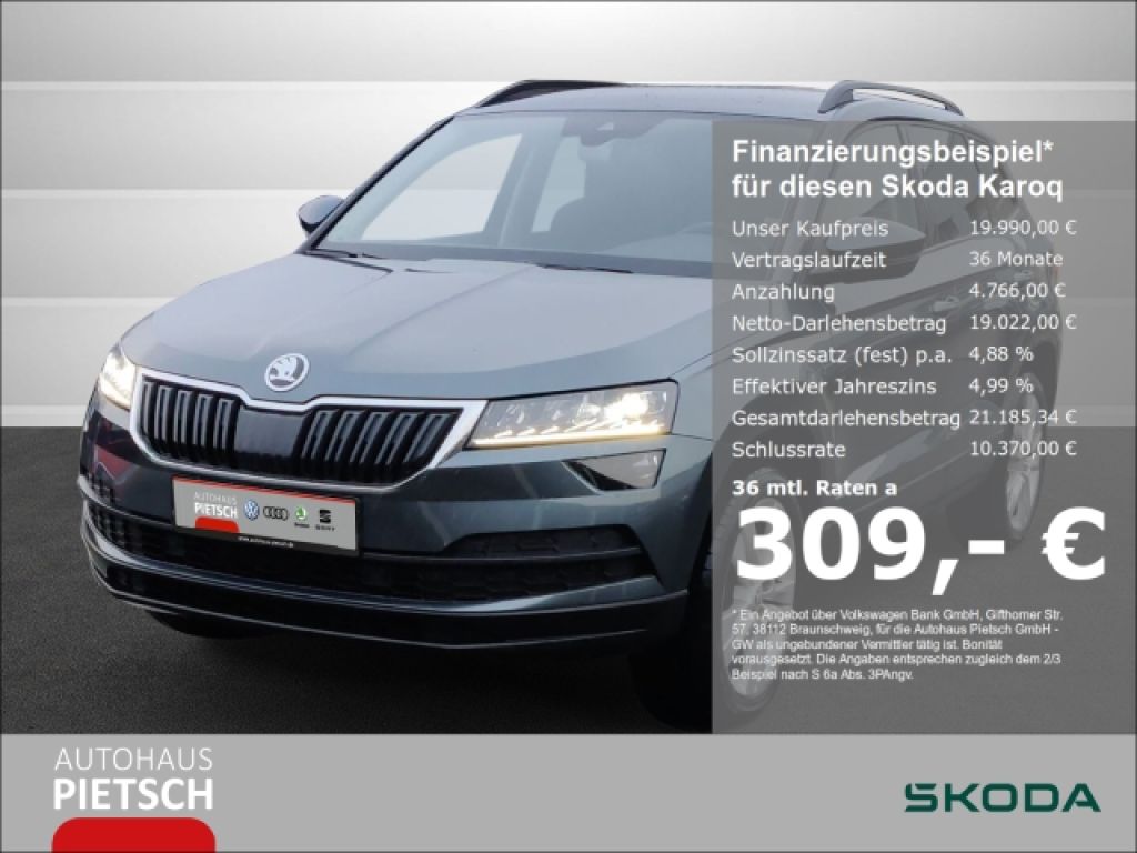 Skoda Karoq bei Reisemobile.expert - Hauptabbildung Skoda Karoq bei Reisemobile.expert - Hauptabbildung