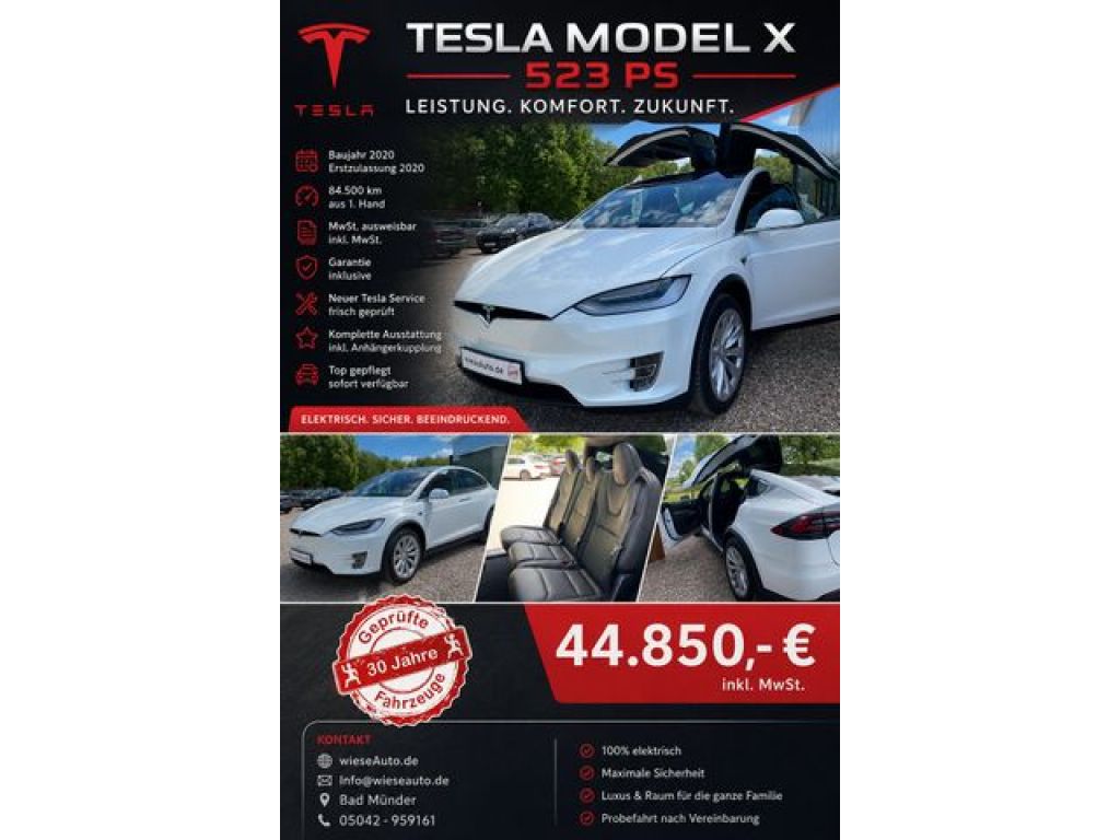 Tesla Model X bei Reisemobile.expert - Hauptabbildung Tesla Model X bei Reisemobile.expert - Hauptabbildung