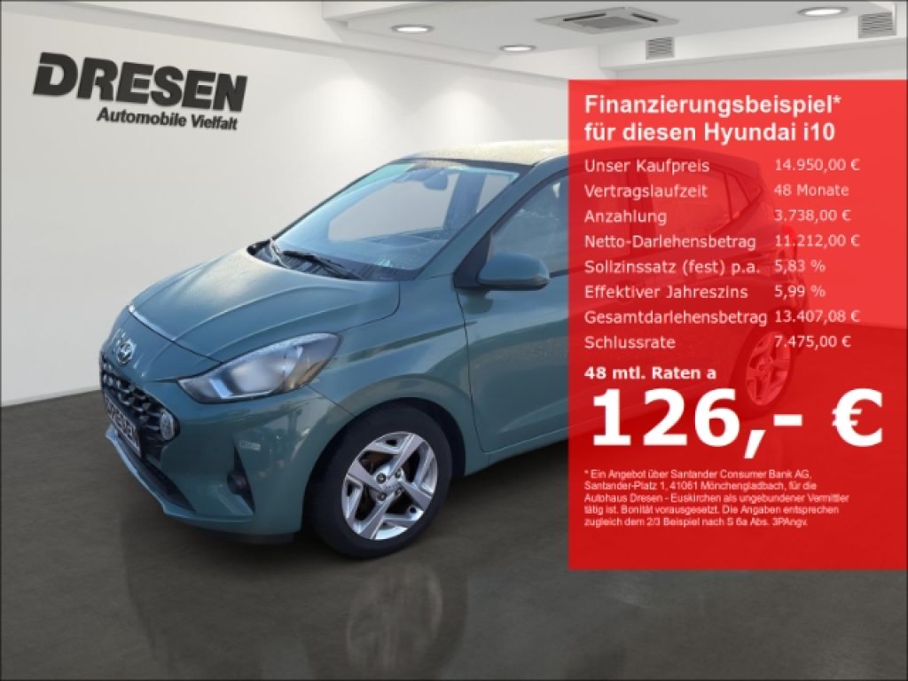 Hyundai i10 bei Reisemobile.expert - Hauptabbildung Hyundai i10 bei Reisemobile.expert - Hauptabbildung