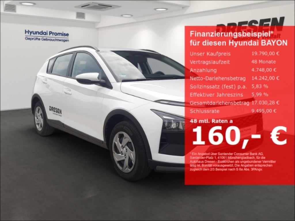 Hyundai Bayon bei Reisemobile.expert - Hauptabbildung Hyundai Bayon bei Reisemobile.expert - Hauptabbildung
