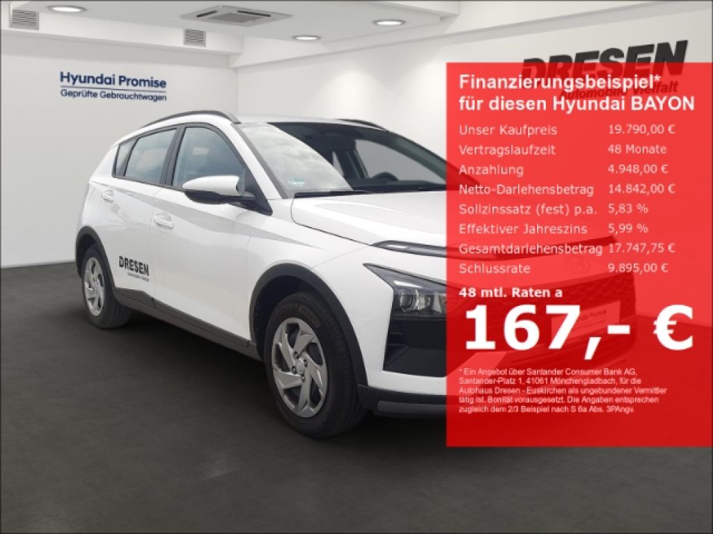 Hyundai Bayon bei Reisemobile.expert - Hauptabbildung Hyundai Bayon bei Reisemobile.expert - Hauptabbildung