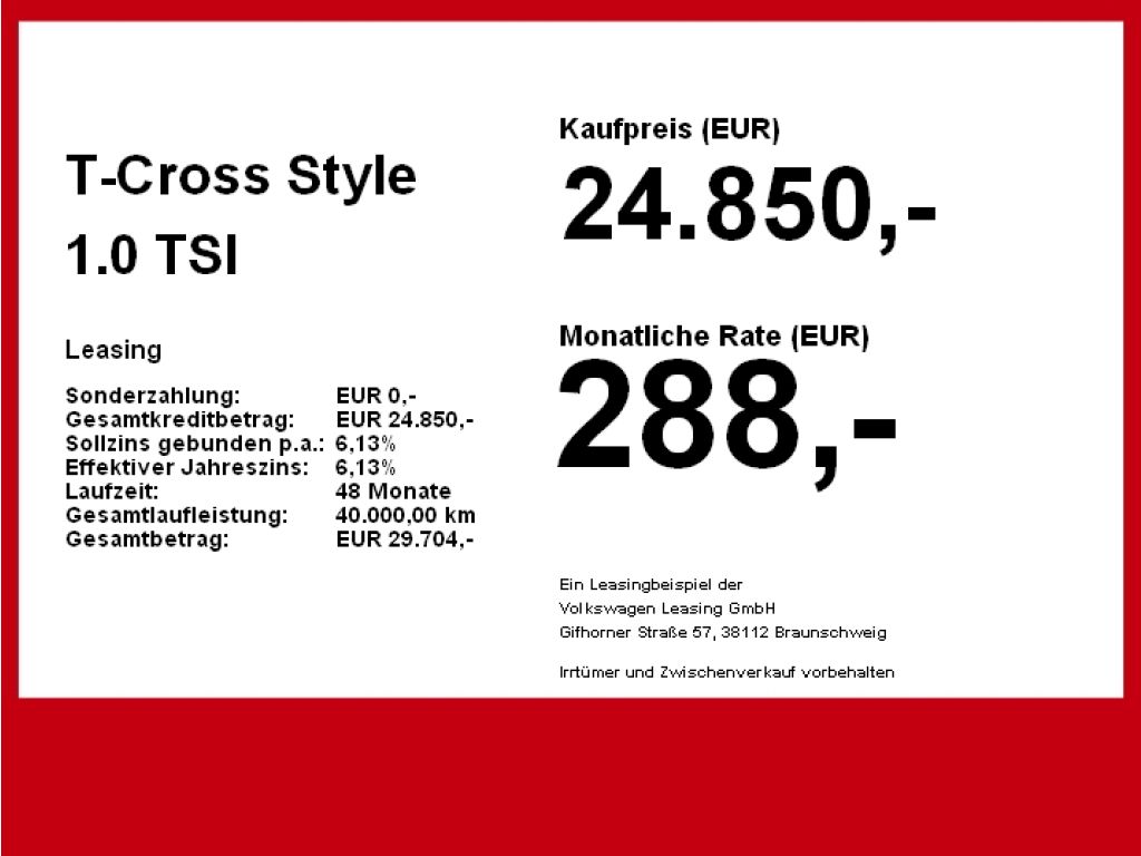 VW T-Cross bei Reisemobile.expert - Hauptabbildung
