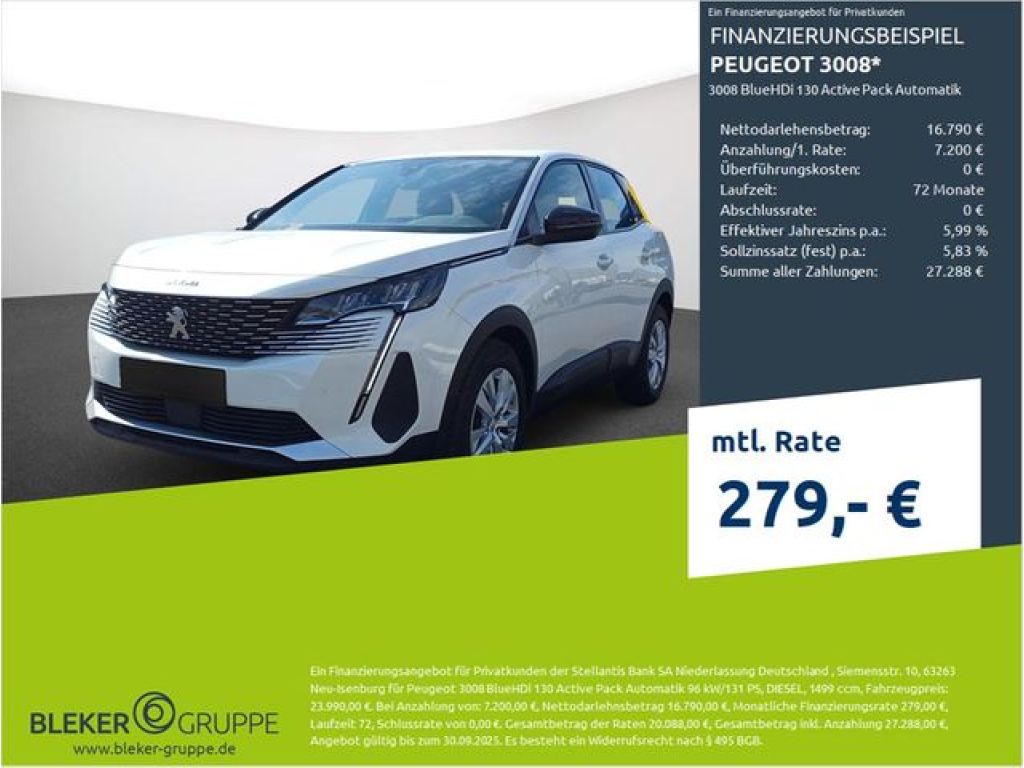 Peugeot BlueHDi 130 Active Pack Automatik bei Reisemobile.expert - Hauptabbildung Peugeot BlueHDi 130 Active Pack Automatik bei Reisemobile.expert - Hauptabbildung