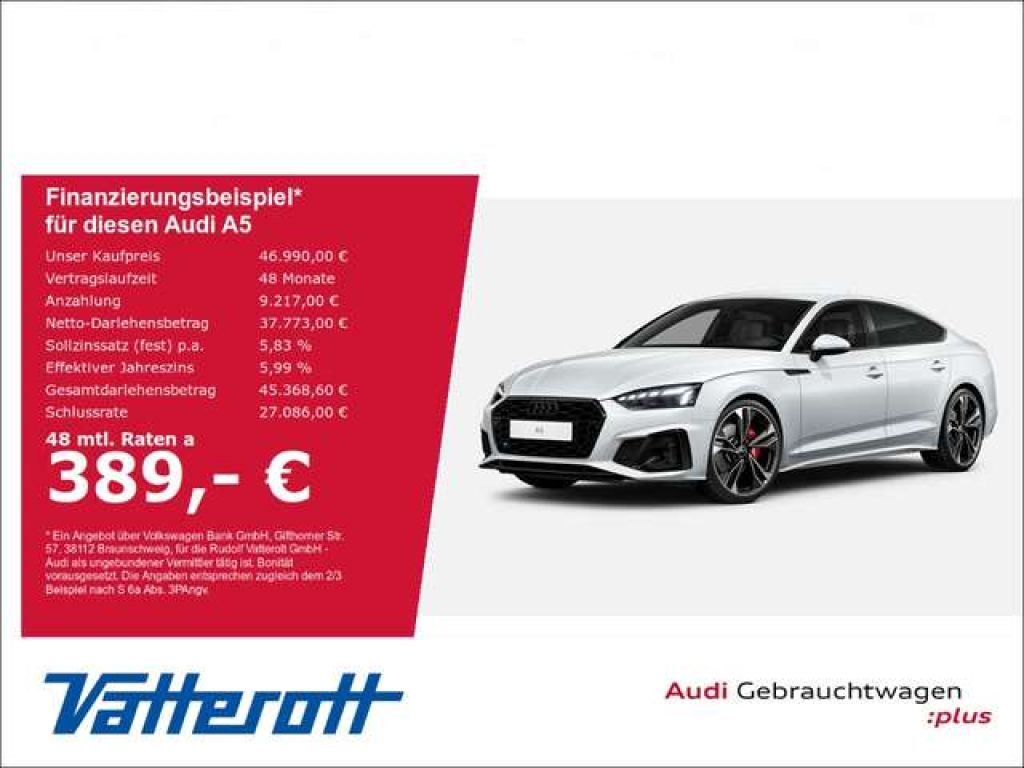 Audi A5 Sportback bei Reisemobile.expert - Hauptabbildung