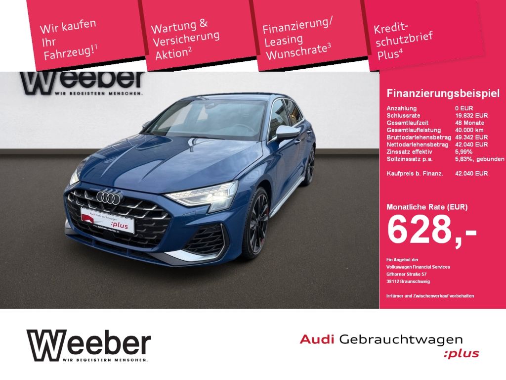 Audi S3 Sportback bei Reisemobile.expert - Hauptabbildung Audi S3 Sportback bei Reisemobile.expert - Hauptabbildung