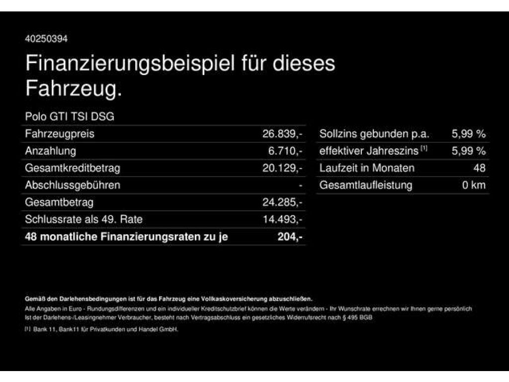 VW Polo GTI bei Reisemobile.expert - Hauptabbildung