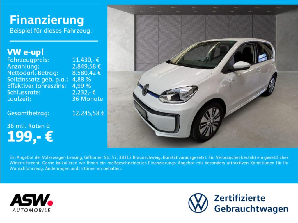 VW Up bei Reisemobile.expert - Hauptabbildung VW Up bei Reisemobile.expert - Hauptabbildung