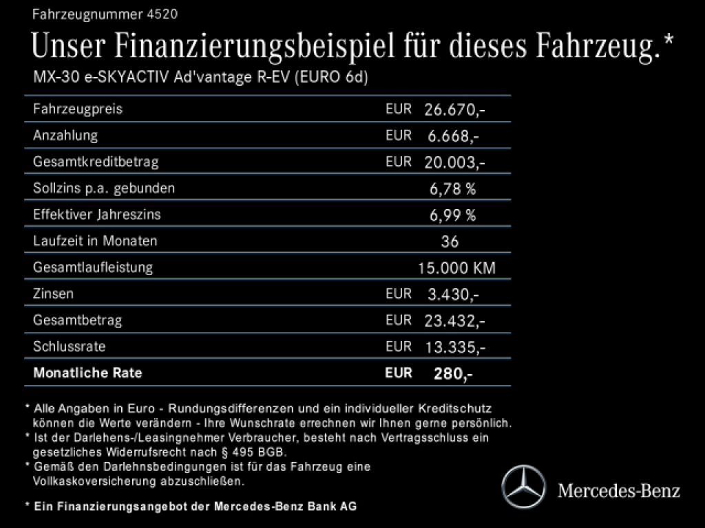 Mazda MX-30 bei Reisemobile.expert - Hauptabbildung