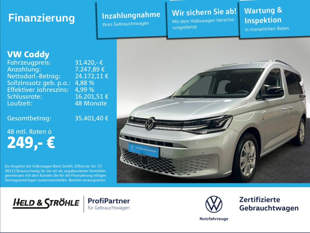 VW Caddy bei Reisemobile.expert - Hauptabbildung VW Caddy bei Reisemobile.expert - Hauptabbildung