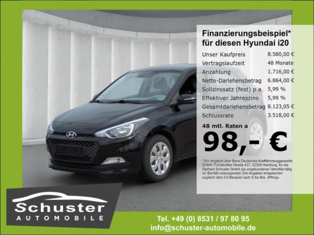 Hyundai i20 bei Reisemobile.expert - Hauptabbildung Hyundai i20 bei Reisemobile.expert - Hauptabbildung