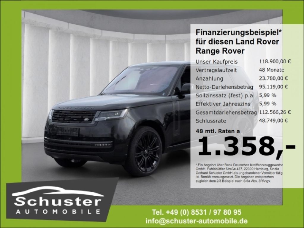 Land Rover Range Rover bei Reisemobile.expert - Hauptabbildung Land Rover Range Rover bei Reisemobile.expert - Hauptabbildung