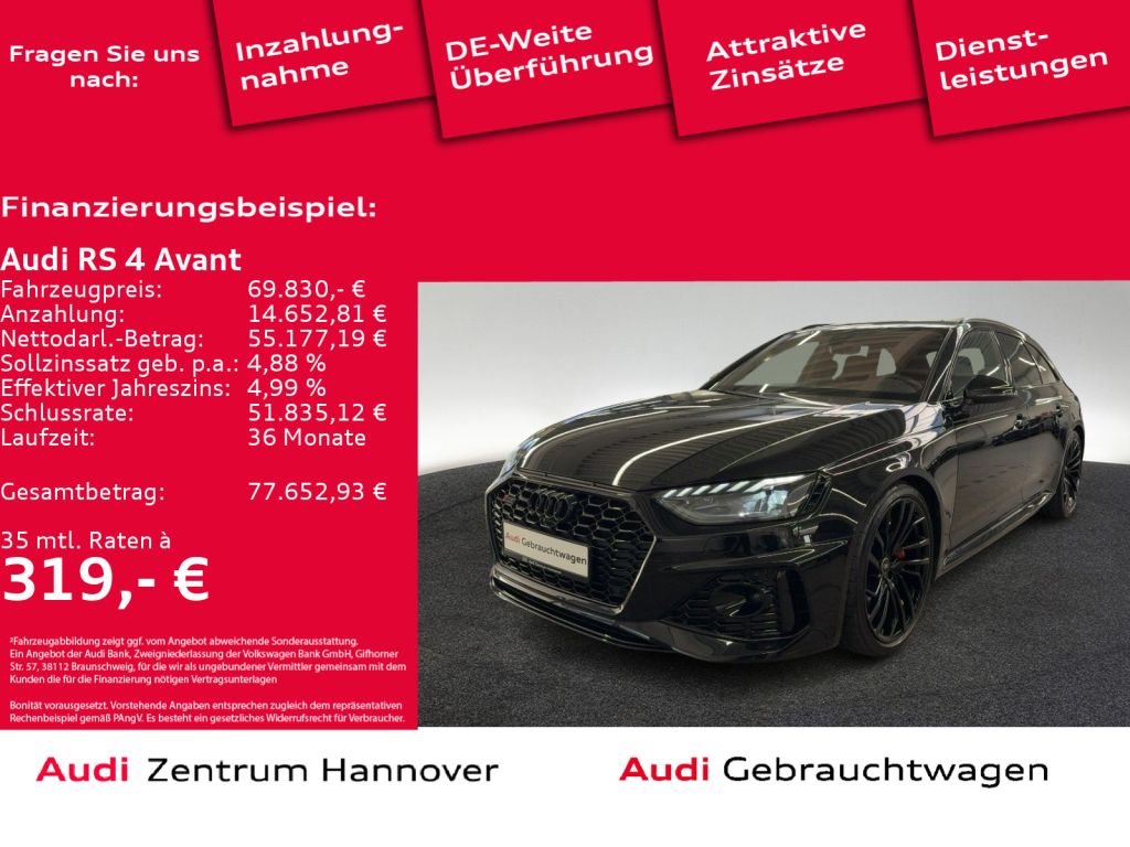 Audi RS 4 Avant TFSI quattro bei Reisemobile.expert - Hauptabbildung Audi RS 4 Avant TFSI quattro bei Reisemobile.expert - Hauptabbildung