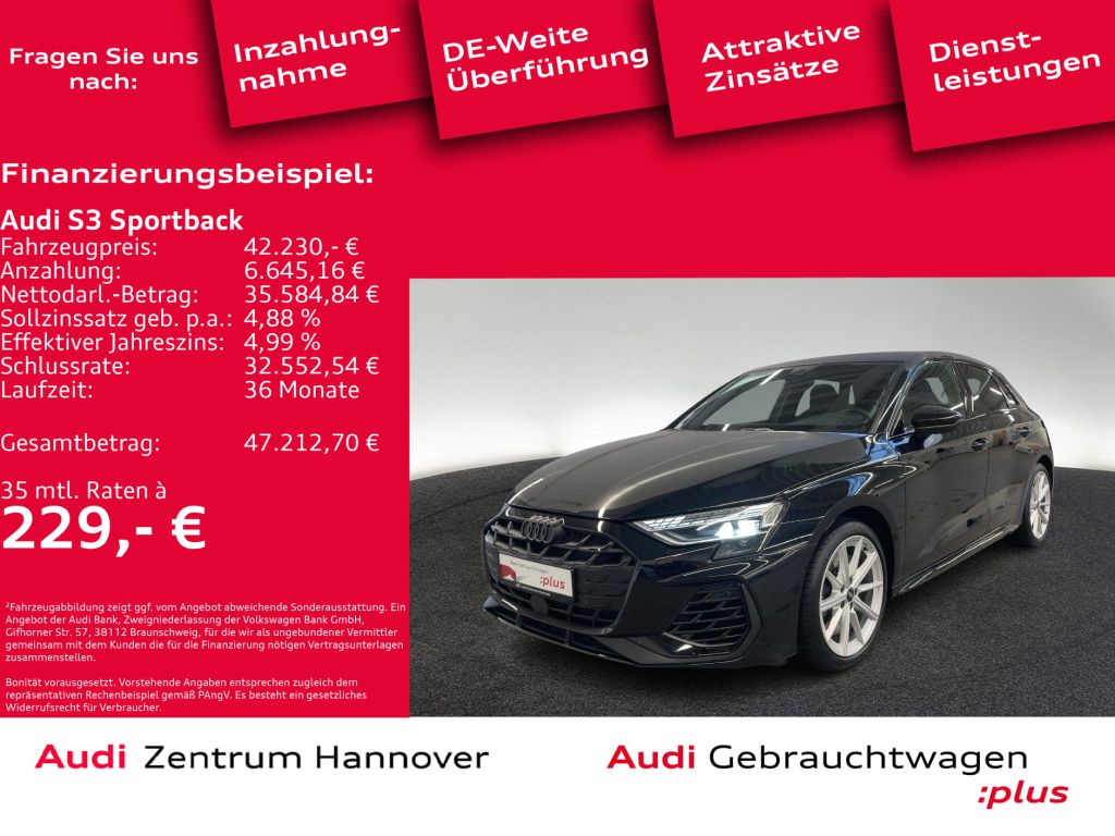 Audi S3 Sportback bei Reisemobile.expert - Hauptabbildung Audi S3 Sportback bei Reisemobile.expert - Hauptabbildung